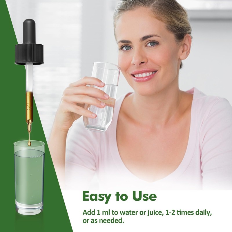 Nurbetoxa Cleavers Lymphatic Drainage Drops for Lymph System Detox Cleanse,