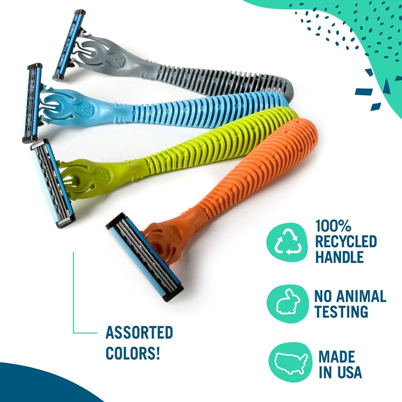 Preserve Shave 3 Razor Blade System - 3 Blade Razors