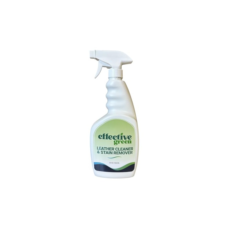 Effective Green Leather Cleaner and Stain Remover 32 oz Spray