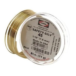 Harris 4531 Safety Silv 45 Silver Brazing Alloy 1 t.o.