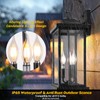 Roravilila 2-Pack 22.5” Extra Large Outdoor Wall Lights Candelabra 3-Light,