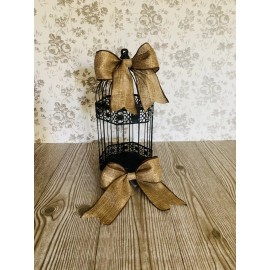 6 inch Bows for decoration, Set Of 10. Brown