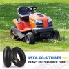 GICOOL 15x6.00-6 Inner Tube(2-Pack), Replacement Lawn Mower Tire Tubes, Heavy-Duty