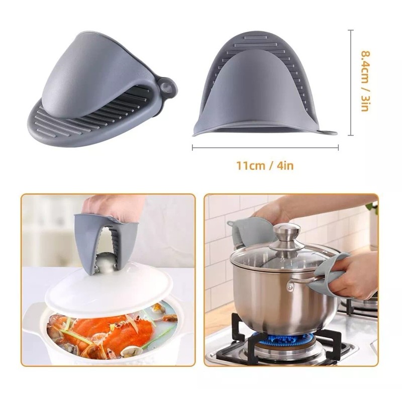 Wnatn Guantes De Horno 7 En 1 De Silicona Resistente