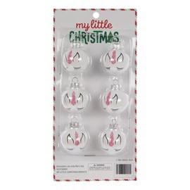 Gerson Mini Christmas Tree Ornaments for Tiny Tree (Unicorn Balls 1.5in)
