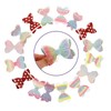 Baluue 16PCS 3.5-Inch Gradient Glitter Hair Bows for Girls Sequin