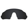 Alphax Stealth Black Polarized Replacement Lenses for Oakley Flight Jacket