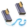 Duttek 8K 90 Degree HDMI Adapter, Left & Right Angle