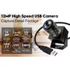 IEights 12mp USB Camera Variable Focus Webcam for Computer 1080P