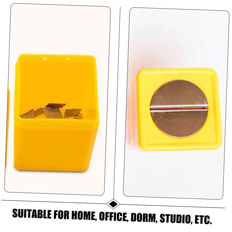 Baluue 2pcs Waste Blades Storage Box Lightweight and Compact Broken
