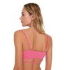 Trendyol Women Regular fit Bralette Woven Bikini Top Pink