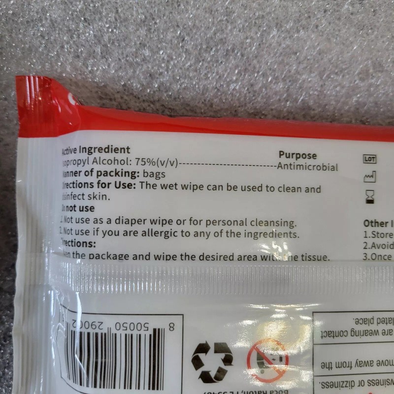 Safety Wercs Multipurpose 75% Isopropyl Alcohol Cleaning Wipes 150 Wipes