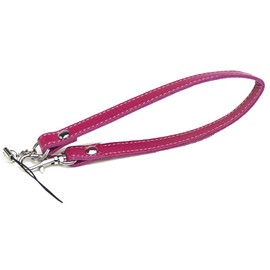 HERBE Leather Strap, Fall Prevention, Smartphone Strap, Made in Japan, Magenta