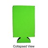 Camping Is In Tents 16 oz. Can Coolie (Bright Green)