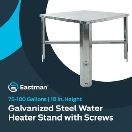 Eastman Water Heater Stand, 24 Inch x 24 Inch x 18 in. High, 1200 lb. Load Capacity, 86279