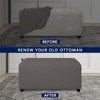 PureFit - Funda otomana rectangular súper elástica para taburete de