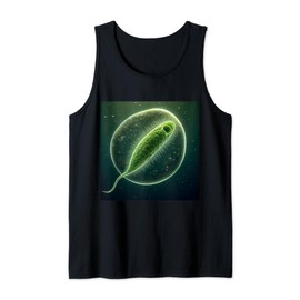 Ask Me About Euglena Single Cell Tank Top