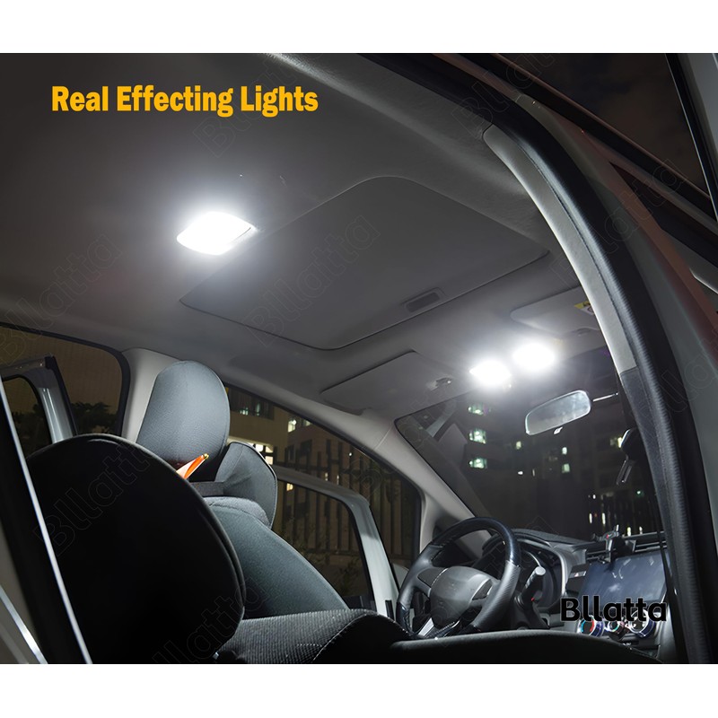 Bllatta 11pcs Super bright White 6000K LED Interior Light Kit