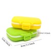 Honbay 2PCS Vitamin Organizer Box Portable Small Pill Case with