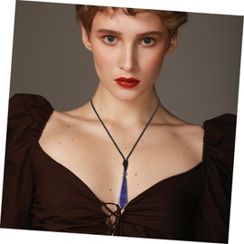 Beavorty 4pcs Men Women Girls Teenagers Fashion Crystal Pendant Natural Crystal Necklace Delicate Jewelry Smooth Touch