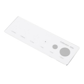 Accurate Laboratory Microscope Calibration Slide Ruler, 0.01mm 10mm Range, Compact and Microscope Camera Calibration Accessory