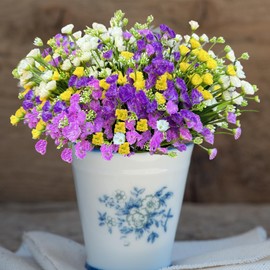 godenjegins 16pcs Outdoor Artificial Flowers UV Resistant Fake Flowers Bulk Artificial Flowers for Decoration Faux Silk Flowers for Garden Porch Window Box Hanging Planter Decorating