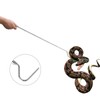 ieron Snake Hook, Retractable Pole Stainless Steel Hook, Professional Reptile