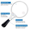 Handheld Magnifying Glass Extra Large LED Reading Magnifier Jumbo Size