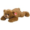 TY Paws 7150064 Bear Lying Down Brown 33 cm