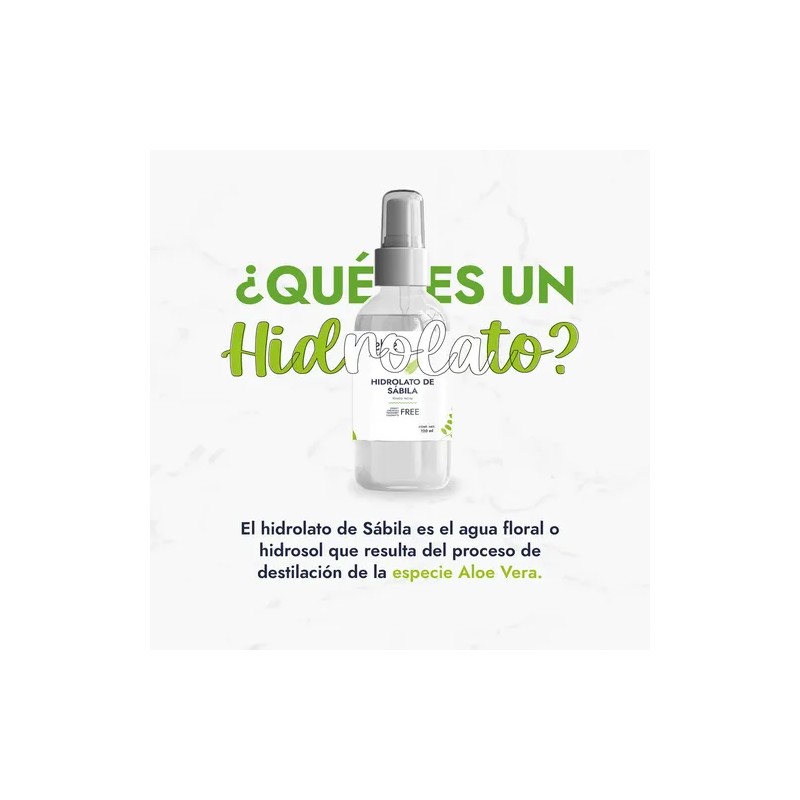 Hidrolato de Sábila Hebbe Cosmetics Aloe Vera Tónico Facial y