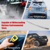 FZJDSD Chrome Front Bumper Impact Absorber Reinforcement Bar Compatible with