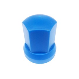 Matel Service 10x Wheel Nut Caps Wheel Nut Cover Wheel Nut Protection Cap Diameter 32 mm Blue Truck