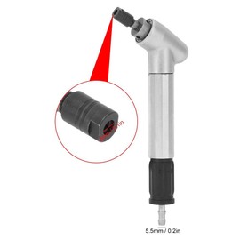 Pneumatic Grinding Pen Air Micro Die Grinder Kit, 120 Degree Angle Air Die Grinder Bending Head Pneumatic Angle Die Grinder, 52500 RPM