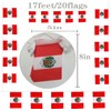 FFILL Peruvian Banner Flag String,Peru Mini Flag Small Banner, for