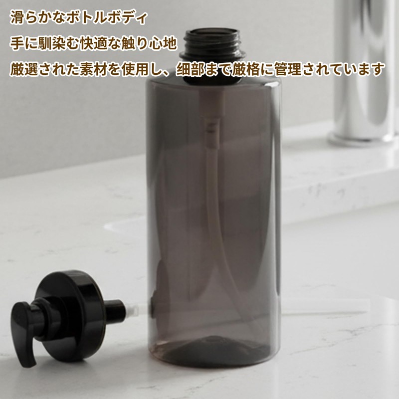 Set of 2 Shampoo Bottles, 33.8 fl oz (1,000 ml),