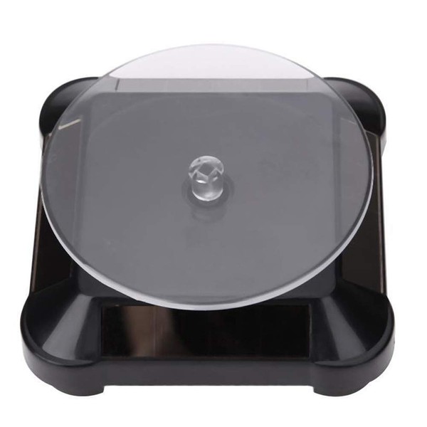 yxsian69g Display Stand, Display Pedestals, Solar Power Rotating Jewelry Stand