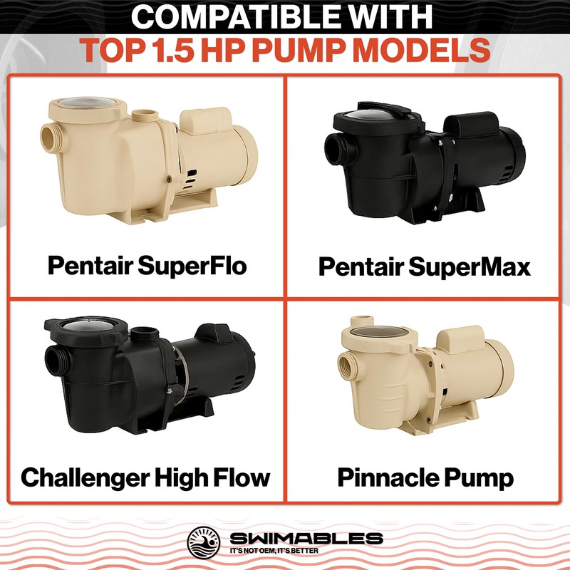 Swimables Superflo Impeller 1.5 HP 355074 Pool Pump Replacement –