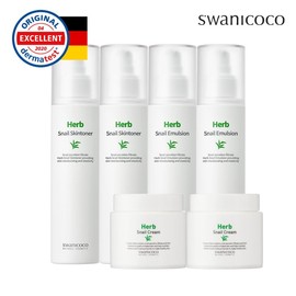 1+1 Swanikoco Herb Snail Skin Lotion Cream 3 Set / 1+1 스와니코코 허브 달팽이 스킨로션크림 3종 세트