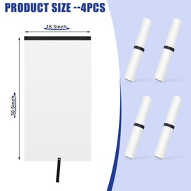 Datanly 4 Pack Car Door Panel Cover Window Tint Tools Waterproof Guard Protection for Car Window Film Tint Application Panel Cover Reusable Waterproof PET Water Shield Sheets Kit