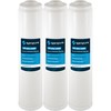 SpiroPure 20x4.5 Empty Refillable Filter Cartridges with Polyester Pads (Case