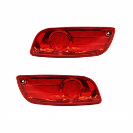 For Hyundai Santa Fe Bumper Reflector 2007 2008 2009 Pair Driver and Passenger Side/Set | Rear | HY2830100, HY2831100 | 924082B010, 924092B010