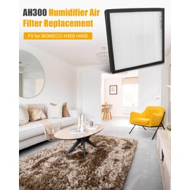 2 PCS AH300 HEPA Air Filter Fit for BONECO H300 H400, True HEPA Air Filter H13 Level