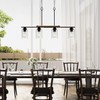 VONLUCE Dining Room Light Fixture Over Table, 4-Light Kitchen Island