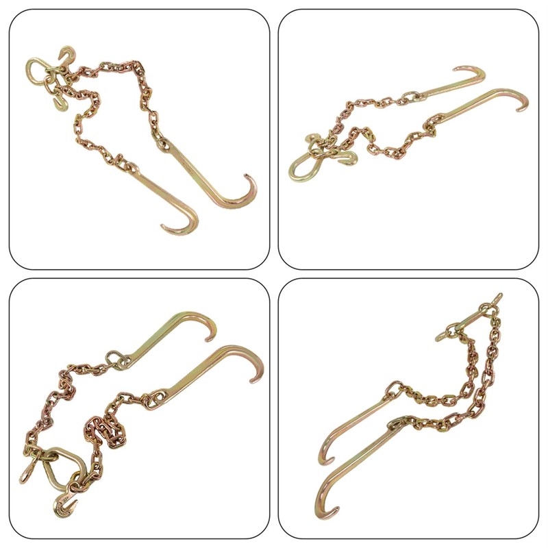 5/16" X 2' G70 Tow Chain J Hooks V Chain