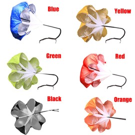 Speed Resistance Training Parachute, 6 Colors Running Umbrella Running Parachute Resistance Trainer Excellent Resistance for Improving Speed, Stamina, Strength