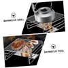 Kisangel Barbecue Warming Rack Raised Grill Rack Bbq Stainless Steel