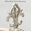 Fleur De Lis Door Stoppers Heavy Duty Cast Iron Decorative