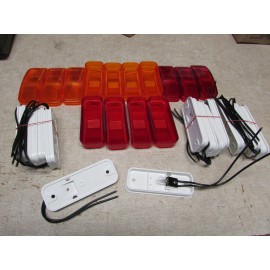 Optronics 14 Pack Glo Brite 118A/117R Replacement -RV Trailer Truck Side Marker Light Kit