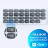 Belegao Pill Box Monthly - 31 Day Pill Case Organiser