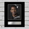 Denzel Washington Signed Mounted Photo Display